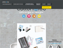 Tablet Screenshot of cotton-blue.com